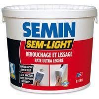 SEM LIGHT : ENDUIT INTERIEUR DE REBOUCHAGE ET LISSAGE EN PATE ALLEGEE  - Batiweb